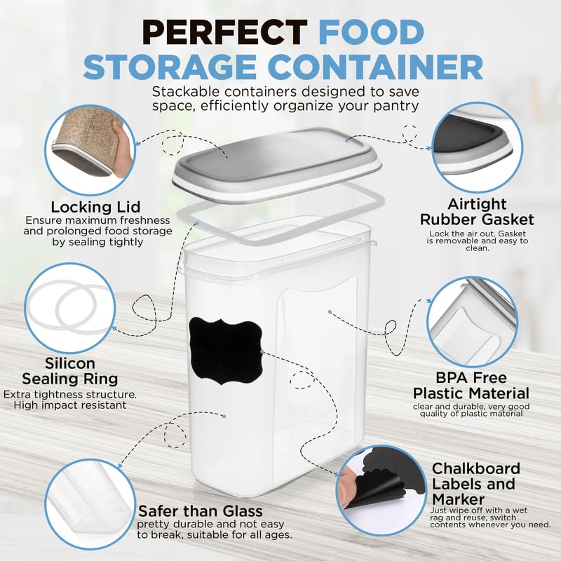 Shazo LARGEST Set of 52 Pc Food Storage Containers (26 Container Set