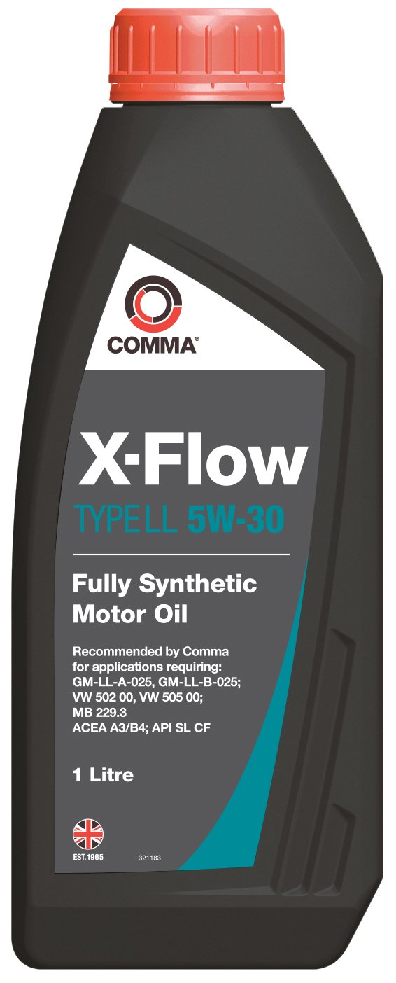 Comma XFLL1L 1L X-Flow Type LL Fully Synthetic 5W30 Motor Oil