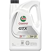 Castrol GTX Conventional 5W-30 Motor Oil, 5 Litres | Made in Canada