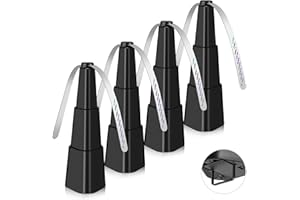 AMIAEDU Fly Fans for Tables, Fly Fan Outdoor Indoor Keep Flies Away, Table Top Spinner with Holographic Blades, Flies Deterrent for Picnic, Restaurant, Party, Home, BBQ (4 Pack)