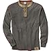 Legendary Whitetails Men's Fully Charged Henley Shirt, Charcoal Heather, Large