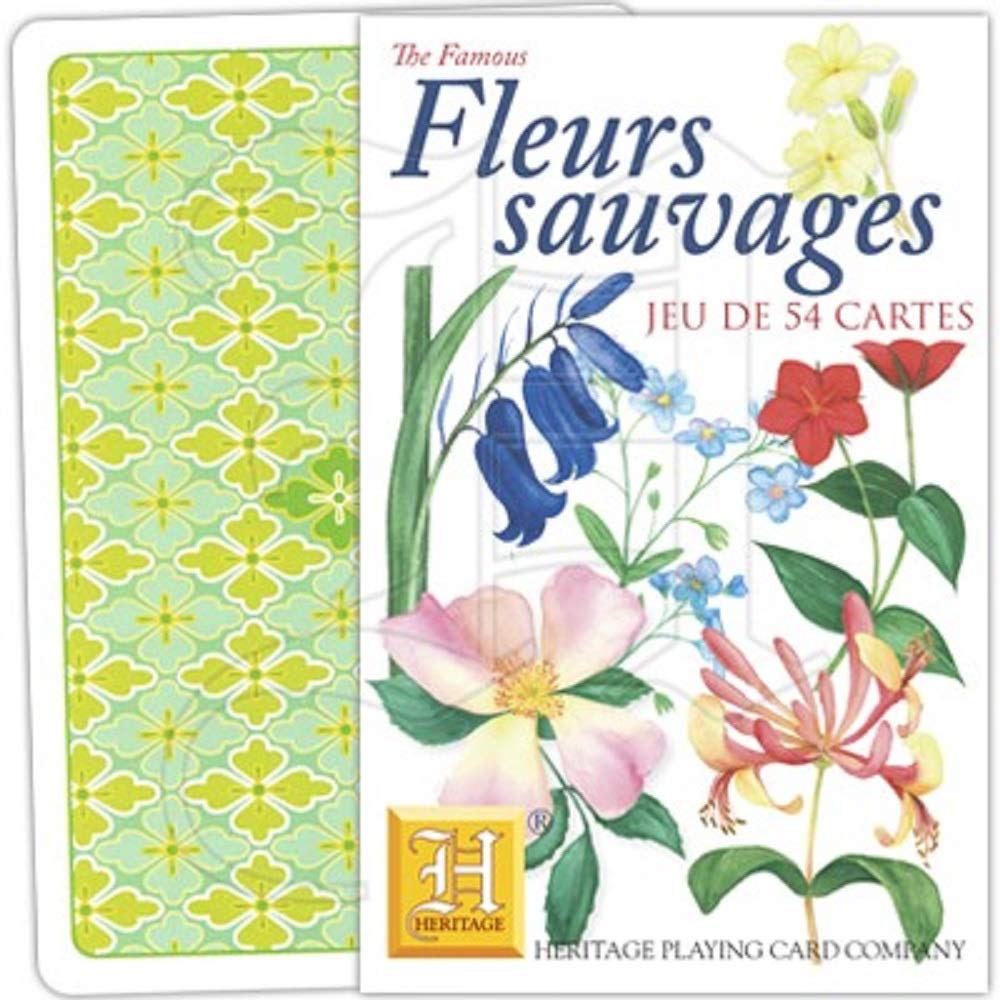 Heritage Playing Cards - Wild Flowers Playing Cards