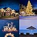 6 pcs/pack 2 Meters 20 Led Lights,Indoor Decoration Lights for Christmas Party, Wedding Dancing, Outdoor Patio,BBQ,Camping,Wall,Bedroom, Window Starry String Lights(Warm white)