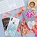 Maxdara Case for iPhone X/iPhone Xs Glitter Case Liquid Flowing Luxury Bling Sparkle Glitter Shockproof Girls Women Case X/XS 5.8 inches (Blue)