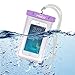 FRiEQ Universal Waterproof Case for Outdoor Activities Protects Your Cell Phone or MP3 Player from Water, Sand, Dust and Dirt-IPX8 Certified to 100 Feet(Purple)