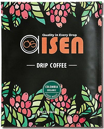 Colombia Organic, Single Serve Drip Bag Coffee, 8 Count