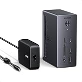 UGREEN Docking Station, 14-in-1 Revodok Pro 314 2HDMI & DP with 8K DP/4K HDMI, 10Gbps Data, Gigabit Ethernet, SD/TF 170MB/s, 