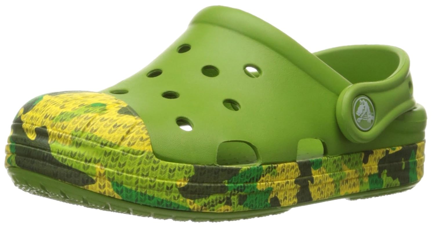boys green crocs
