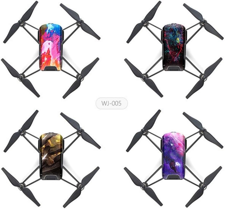 PGY Masrin For DJI Tello 4PC Cool Waterproof PVC Stickers Body Decals for DJI TELLO Drone (a)