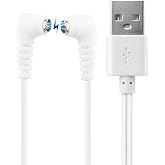 Bicmice Fast Magnetic Charger Cord for Rose and Most Magnetic Massagers DC Charging Cable with 2-Magnet Connector