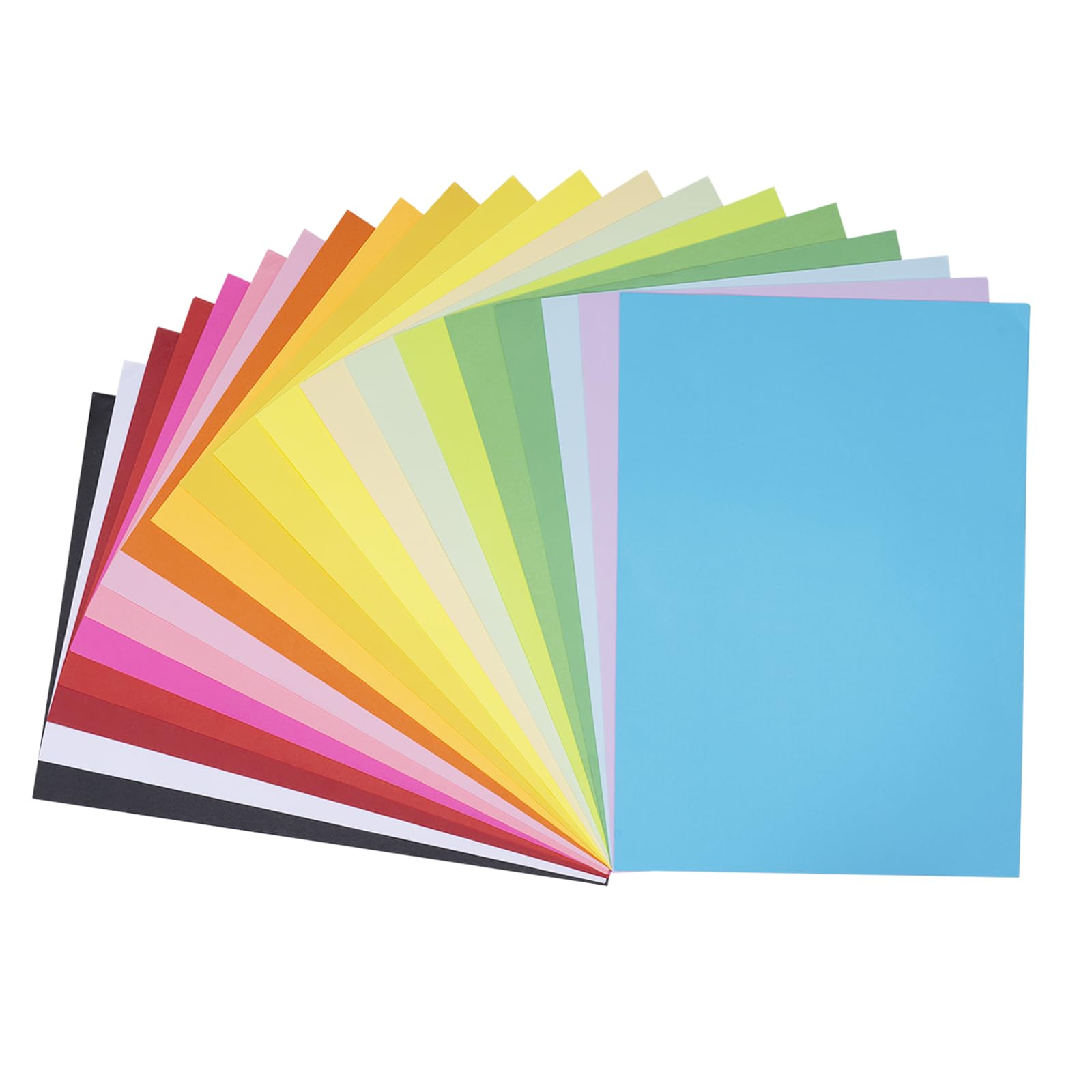 Carehabi - 20 Colours A4 80 GSM, 100 Sheets of Coloured Paper, Coloured Copy Paper, Copy Paper, Coloured Paper for DIY Crafts Design Decorating Crafts