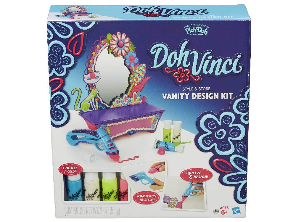 Play-Doh DohVinci Style & Store Vanity Design Kit