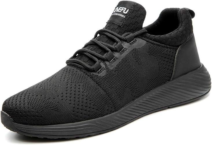 all black work trainers