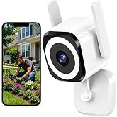 GUOANVISION Security Camera Indoor Outdoor, 5G/2.4G WiFi, 4X Zoom, SD/Cloud | 5G/2.4G WiFi Camera for Home Security, 2K Color Night Vision Bedroom Camera, 2-Way Audio, IP66, 4X Zoom, SD/Cloud,Plug in