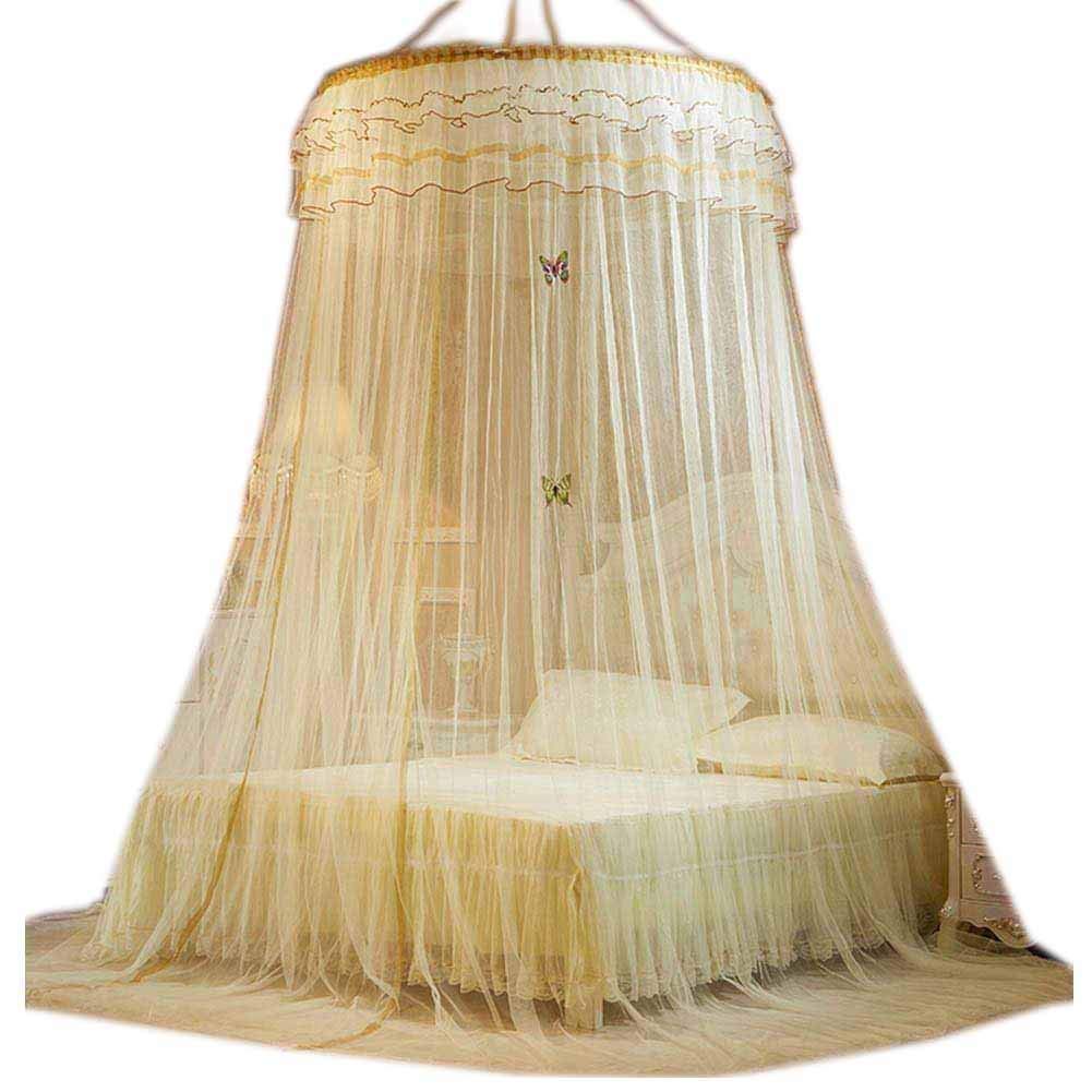 Buy POPPAP Round Curtain Dome Bed Canopy Dream Tent Ceiling Hanging Net