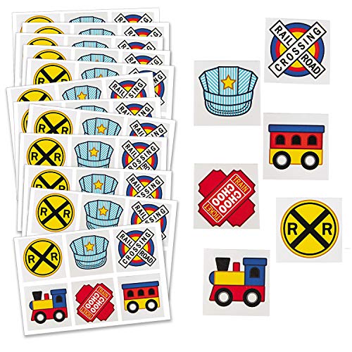 Train Party Favors Party Pack Bundle Includes Favor Bags and Fun Favors for 12