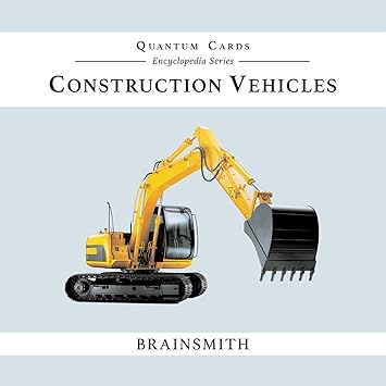 Brainsmith Quantum Flashcards, Construction Vehicles - Learning Flash Card Set for Toddlers and Kids (8 months to 8 years) for Brain Development