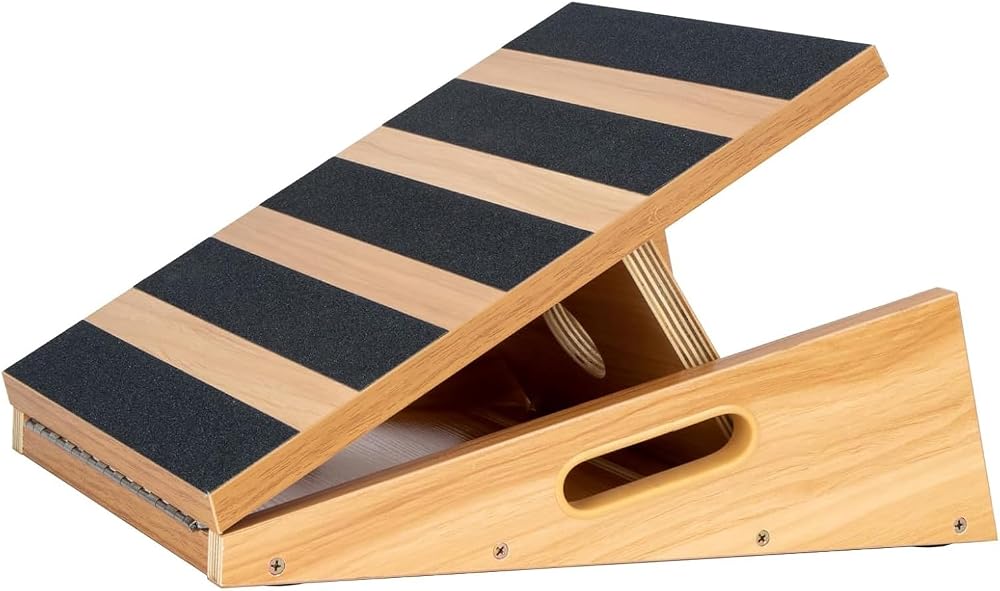 StrongTek Professional Slant Board 16 x 12.5 in 5-Position Calf Stretcher
