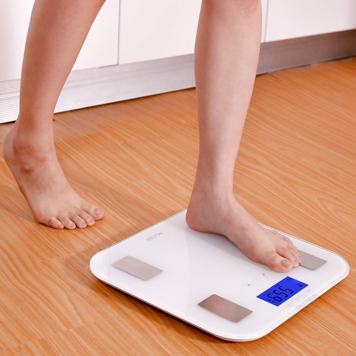 LWLOMY Body scale Body Fat Scales Body Weight Bathroom Scale Smart