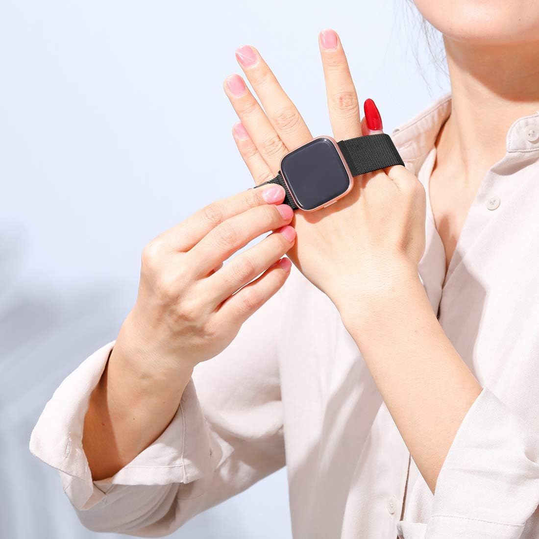 Faliogo Replacement Band Compatible with Fitbit Versa Band/Fitbit Versa 2 Bracelet - Image 3