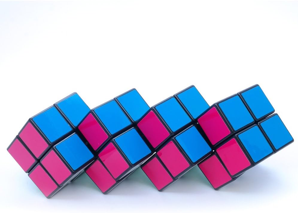 2x2x2 Siamese 4 Quadruple Conjoint Multi Puzzle Cube 4 of 50mm 2x2