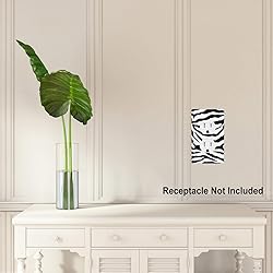 Pznen Zebra Duplex Receptacle Outlet Wall Plate