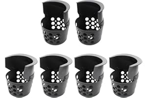 6pcs Heavy Duty Billiard Pool Table Pockets Basket Storage Accessories