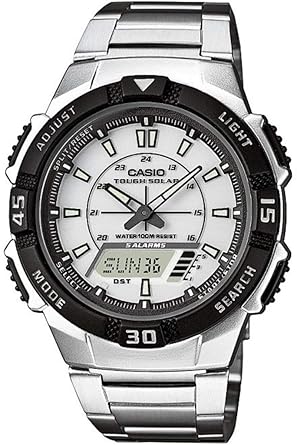 casio slim solar watch