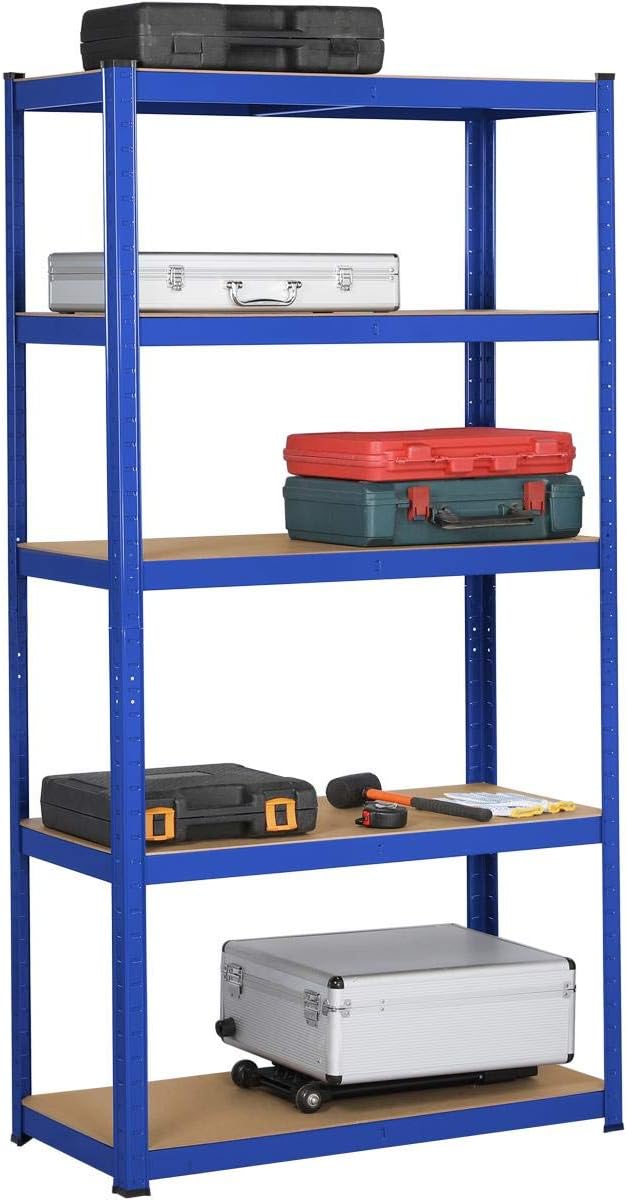 Yaheetech Garage Shelving Units 5 Tier Heavy Duty Rack for Storage