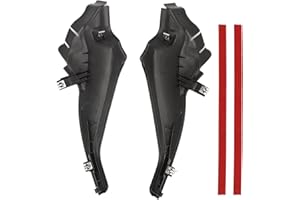 ANLSEIOD 1 Pair Cowl Side Trim Panel Compatible for CHEROKEE 2014-2018 Front Fender To Cowl Hood Side Seal Extension Trim Windshield Wiper Cover Panel Fender Left Right Replaces# 68102560AB