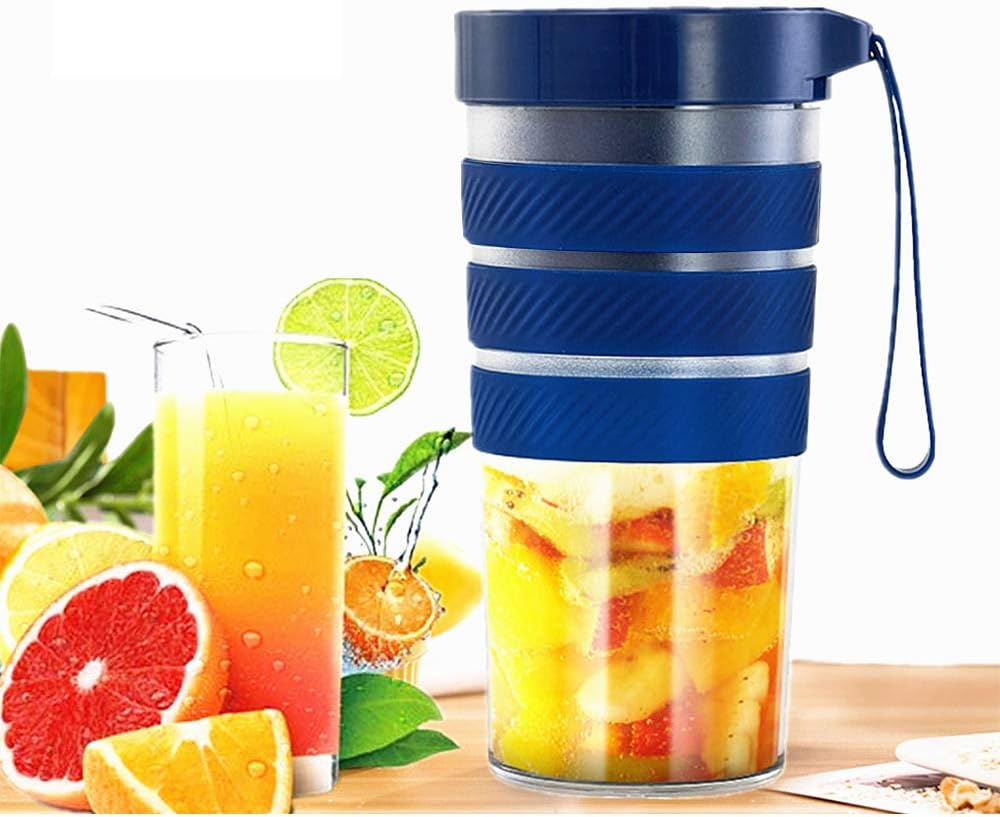 Portable Blender, Blend Active Personal Blender Beverage Smoothie Maker Fruit Juicer Mixer, Mini Mixer, with USB Rechargeable, Outdoor, Home, Office, Sports, Travel