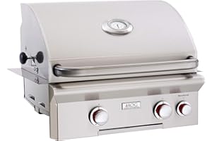 AOG American Outdoor Grill 24 Inch Built-in Natural Gas Grill W/ Rotisserie