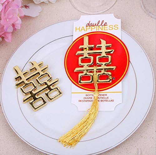 20pcs Double Happiness Bottle Opener For Wedding Party Favor