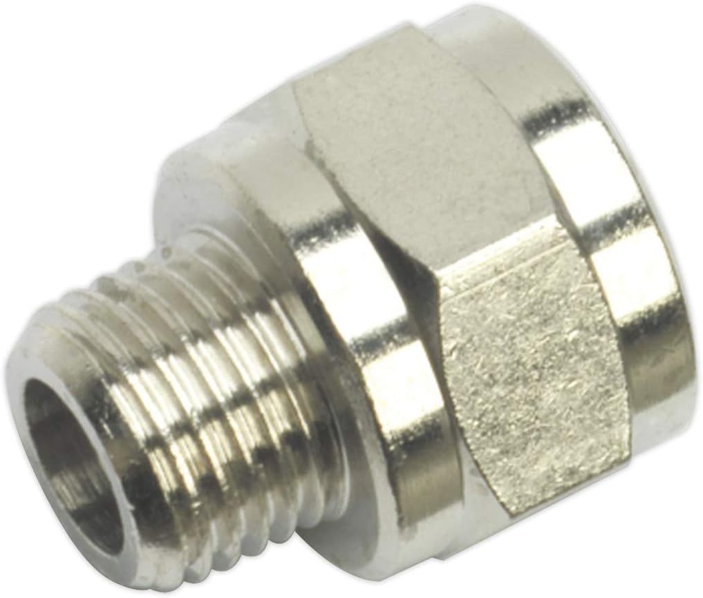 Sealey SA1/1438F Adapter 1/4 Zoll BSP-Stecker auf 3/8 Zoll BSP-Buchse