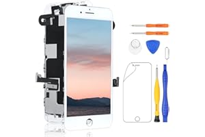 Yodoit for iPhone 8 Plus Screen Replacement LCD Kit FHD with Front Camera, Earpiece Speaker, Sensor Flex Cable, 5.5" Display Touch Digitizer Assembly with Repair Tool, Screen Protector