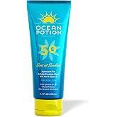 Ocean Potion SPF 50 Sunscreen Body Lotion, Broad Spectrum UVA/UVB Protection with Aloe and Vitamin E, Water-Resistant Non-Greasy Travel Size Sunscreen, 3.4 oz
