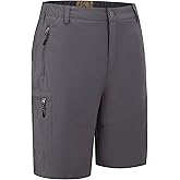 Men's Hiking Cargo Shorts Lightweight Outdoor Work Travel Golf Camping Casual with 5 Zipper Pockets