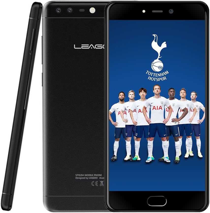 Leagoo T5 4G 5.5 Inch Phablet FHD Screen Android 7.0 MTK6750T Octa Core 1.5GHz 4GB RAM 64GB ROM 13.0MP + 5.0MP Dual Rear Camera GPS Bluetooth Fingerprint Scanner 4.0 GPS black Black