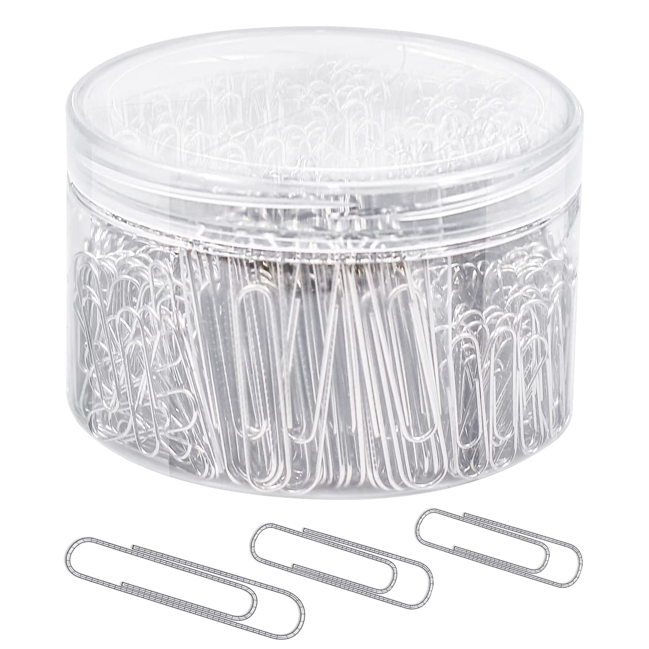 Paper Clips Assorted Sizes, Large Paper Clips, Small Paperclips, 750 Clips/Box by JIKIOU(28 mm,33mm,50 mm)