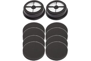 Filter and Foam Filter Kit Fit for Dirt Devil Vacuum Cleaners F44, Replaces 304019001 (Pack of 2 Sets)