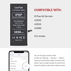 Upgraded Battery Compatible with iPhone 6 Plus