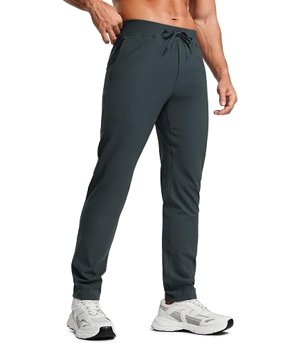Amazon.com: CRZ YOGA Men's Stretch Golf Pants - 33'' Slim Fit Work