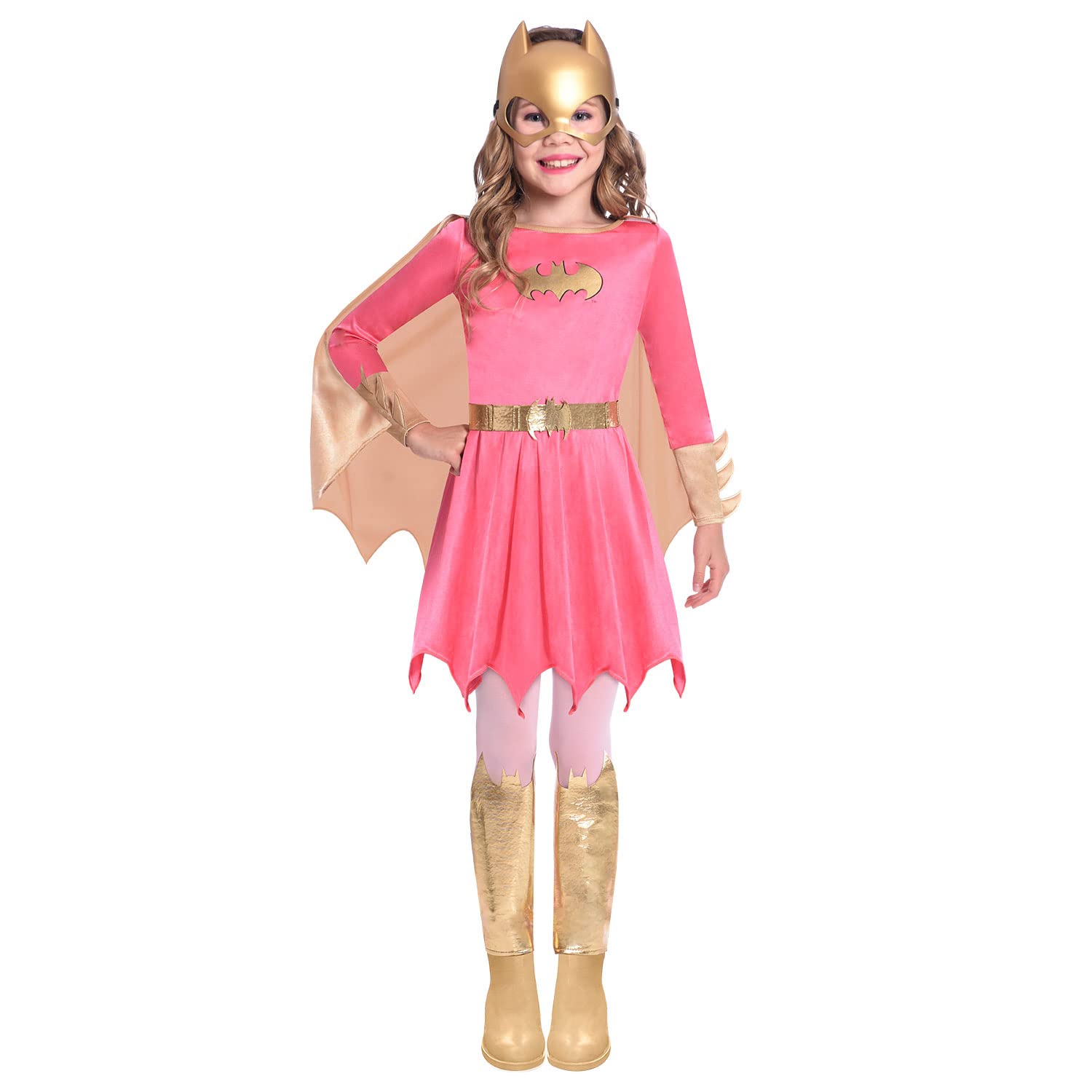 (PKT) (9906728) Child Girls Batgirl Pink Costume (10-12yr)