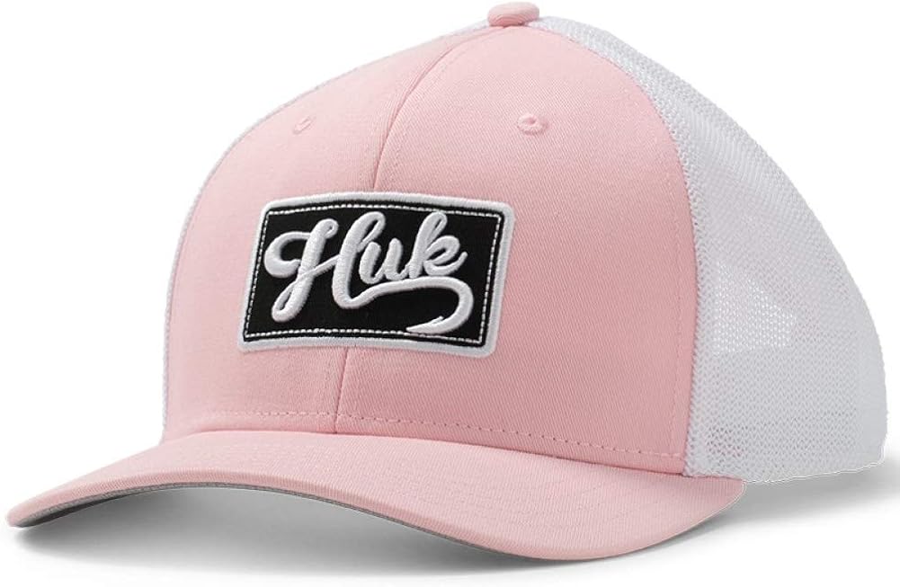 Huk Womens W Huk Angler Trucker Mesh Hat Ladies Anti