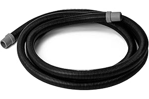 ADABUING A20015 Ribbed Hosing fit for Fluval 304/305/306/307/404/405/406/407 Canister Filters, Replacement for Fluval Aquarium Filter Tubing, 9.8Ft Hose - Enhances Aquarium Filtration System Performance