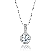 TFT Women Necklaces Sterling Silver Necklace Womens Moissanite Jewelry