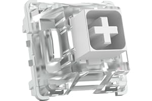 GLORIOUS Kailh Box White Mechanical Keyboard Switches: Clicky 120-Pack for Enhanced Gaming Experience - Perfect for High-Speed Typing