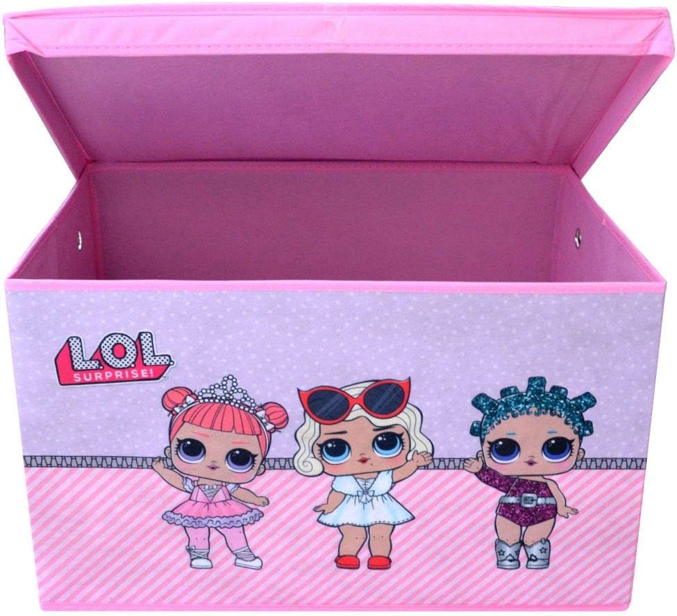 LOL Surprise - Caja para Juguetes (55 x 37 cm, con Tapa): Amazon.es: Juguetes y juegos