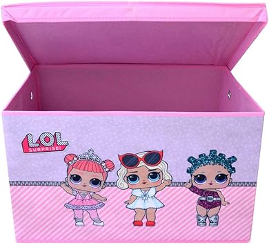 LOL Surprise - Caja para Juguetes (55 x 37 cm, con Tapa): Amazon.es: Juguetes y juegos