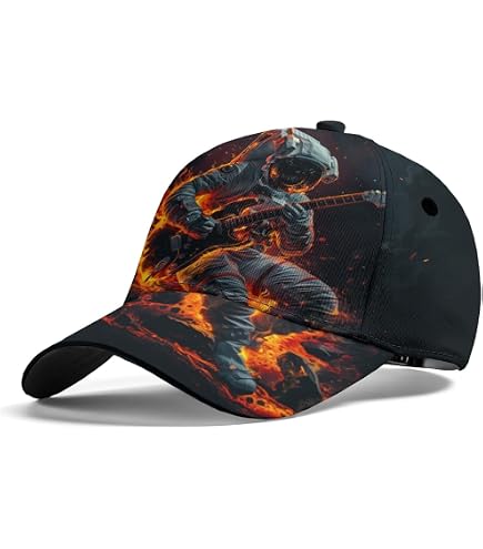 LOCOMO Men Women Embroidered Angry Eye Ear Wolf Baseball Cap
